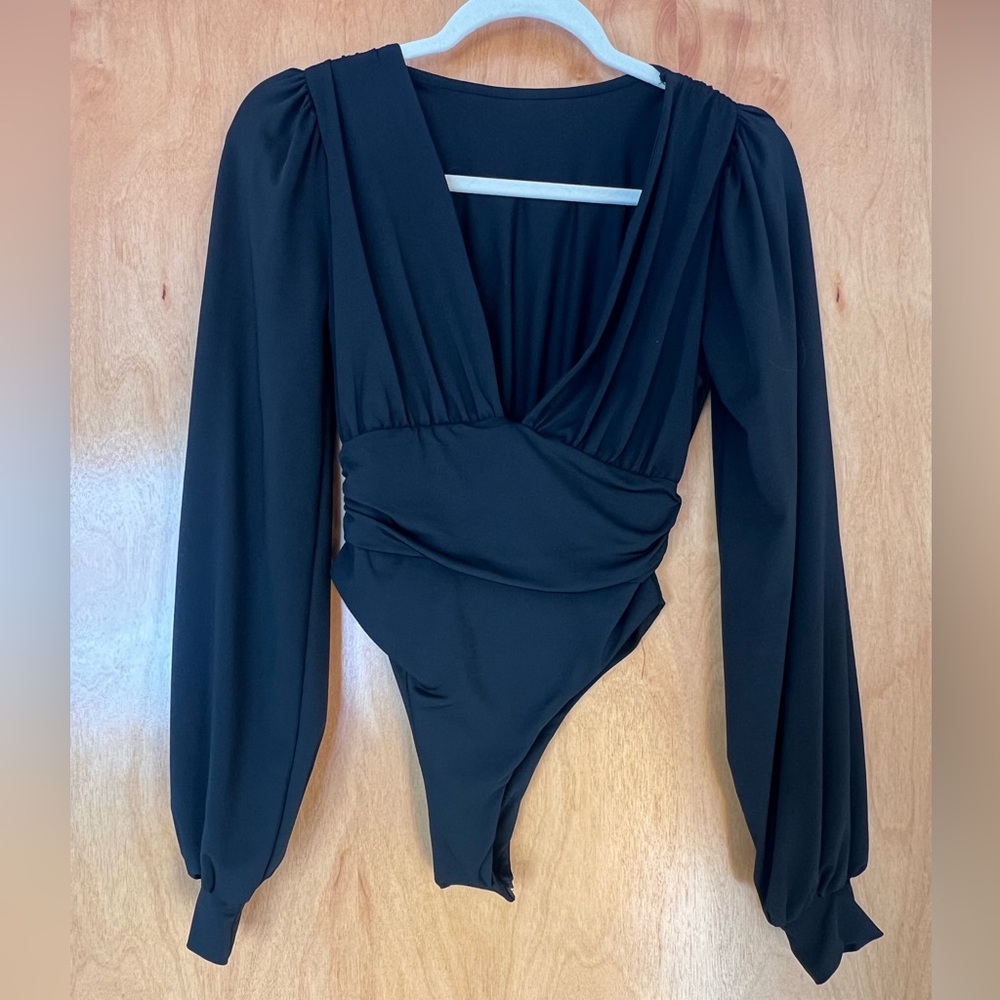 Amazon Black Long Sleeve Bodysuit